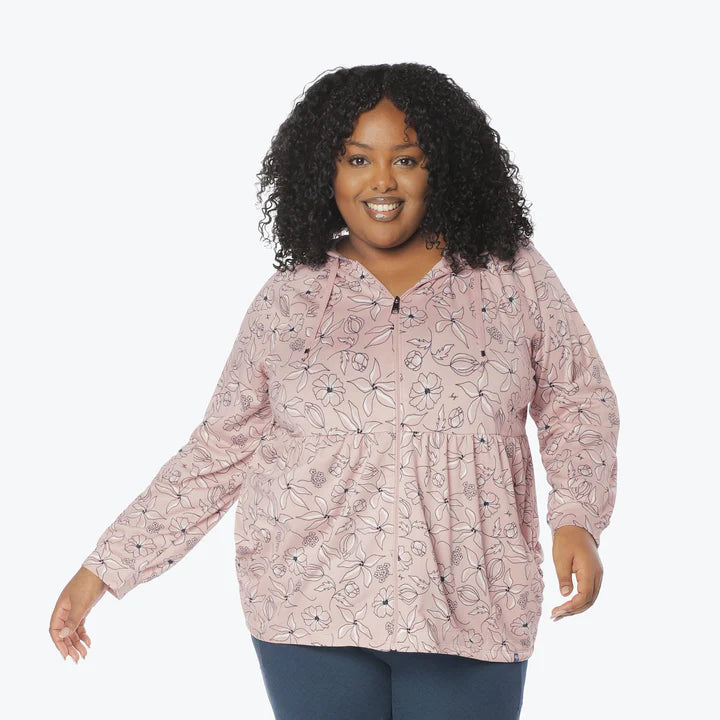 LUG - Shimmy Brushed Jersey Zip Up