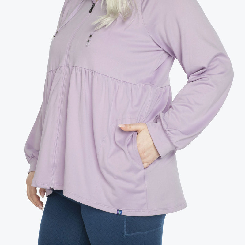 LUG - Shimmy Brushed Jersey Zip Up