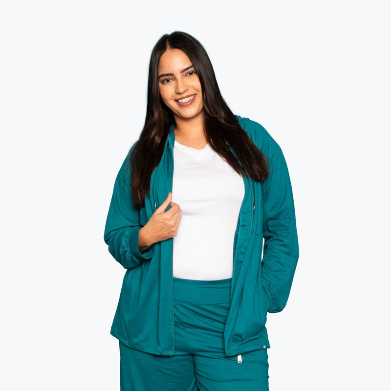 LUG - Shimmy Brushed Jersey Zip Up