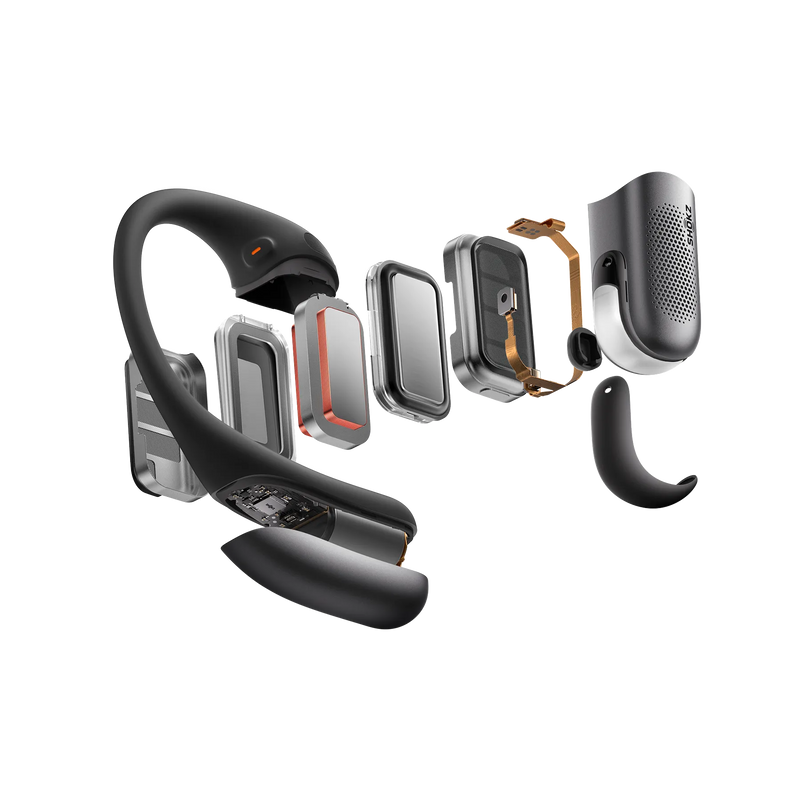 Shokz – OpenFit Pro Open-Ear Wireless Earbuds – Black