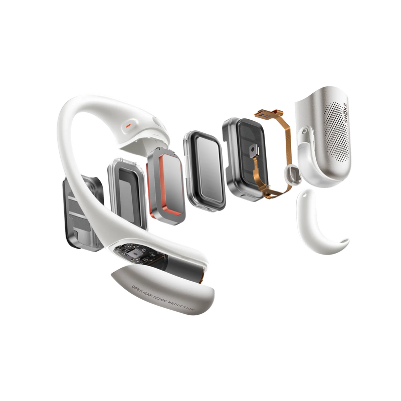 Shokz – OpenFit Pro Open-Ear Wireless Earbuds – White