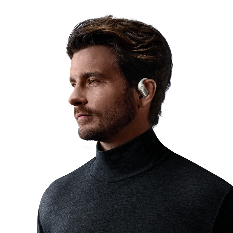 Shokz – OpenFit Pro Open-Ear Wireless Earbuds – White