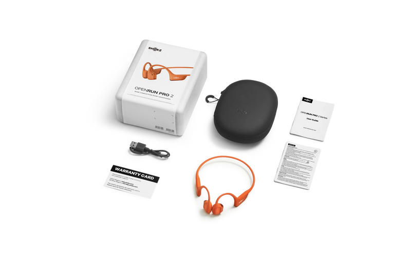Shokz - OpenRun Pro 2 Mini - Orange - Bluetooth Headset- S821-MN-OR-CA-326 - Limolin 
