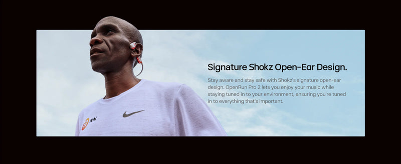 Shokz - OpenRun Pro 2 - Orange - Bluetooth Headset - IP55 - Limolin 