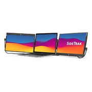 SideTrak - Laptop Monitor 12.5in 2-PACK Triple Swivel Portable Monitor - Black - Limolin 
