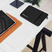 SideTrak - Sleeve 15.8In Fits All Solo or Swivel Portable Monitors with Pocket Neoprene Cushioned Shock Absorbent & Durable Neoprene - Black - Limolin 