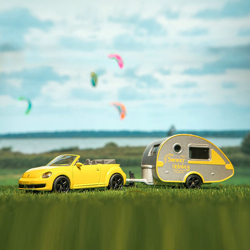 Siku - Car With Trailer Caravan - Limolin 