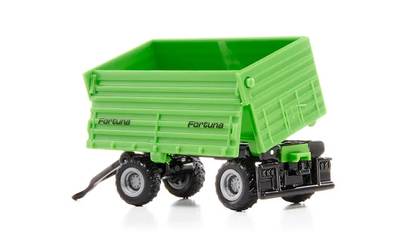 Siku - DEUTZ-FAHR WITH FORTUNA 4-WHEEL-TRAILER - Limolin 