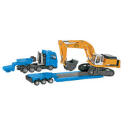 Siku - Heavy Haulage Transporter With Flat-Bed Trailer - Limolin 