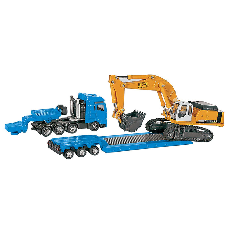 Siku - Heavy Haulage Transporter With Flat-Bed Trailer - Limolin 