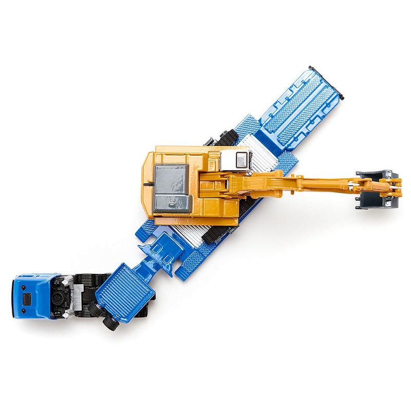 Siku - Heavy Haulage Transporter With Flat-Bed Trailer - Limolin 