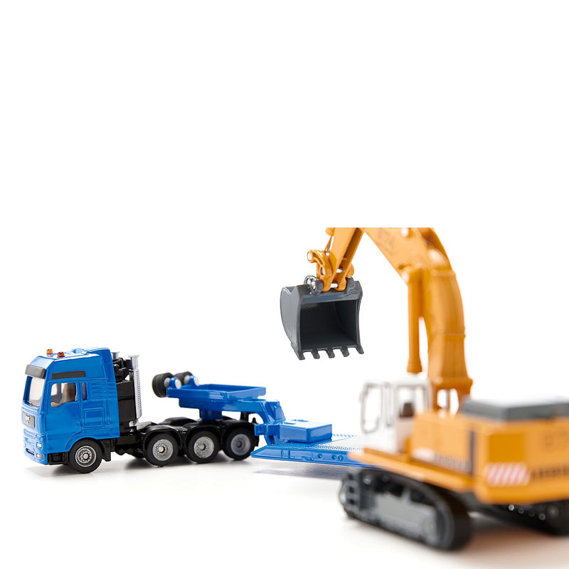 Siku - Heavy Haulage Transporter With Flat-Bed Trailer - Limolin 