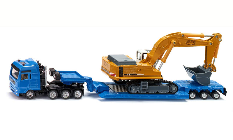 Siku - Heavy Haulage Transporter With Flat-Bed Trailer - Limolin 