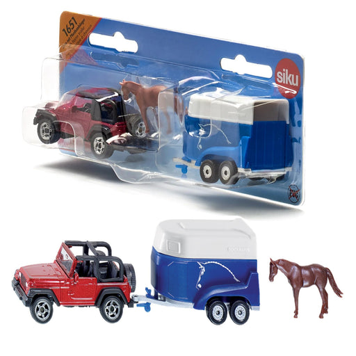 Siku - Jeep With Horse Trailer - Limolin 