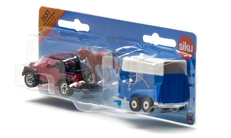 Siku - Jeep With Horse Trailer - Limolin 