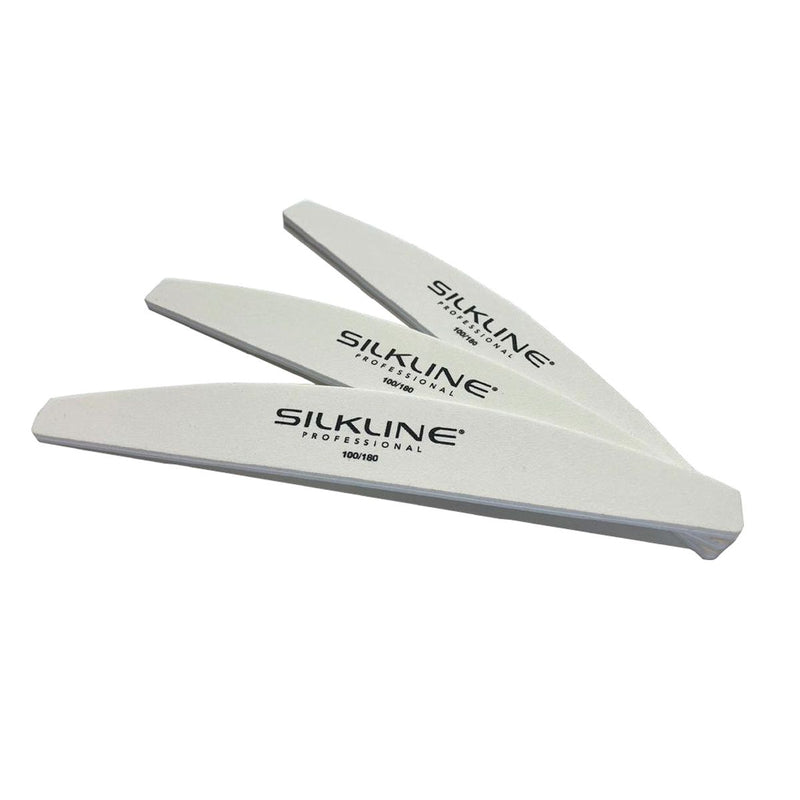 Silkline - Professional Half Moon Nail File 100/180 - Limolin 