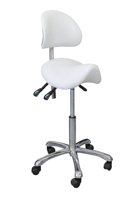 Silver - Contour Chair/Stool With 8 Adjustments - Limolin 