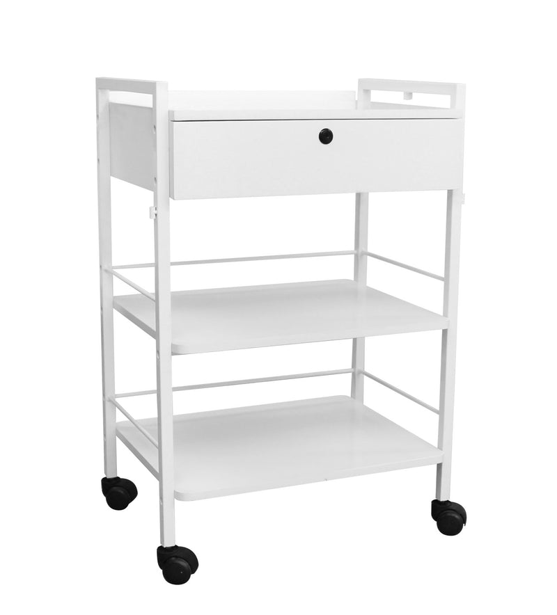 Silver - Trolley 1 Drawer - Limolin 