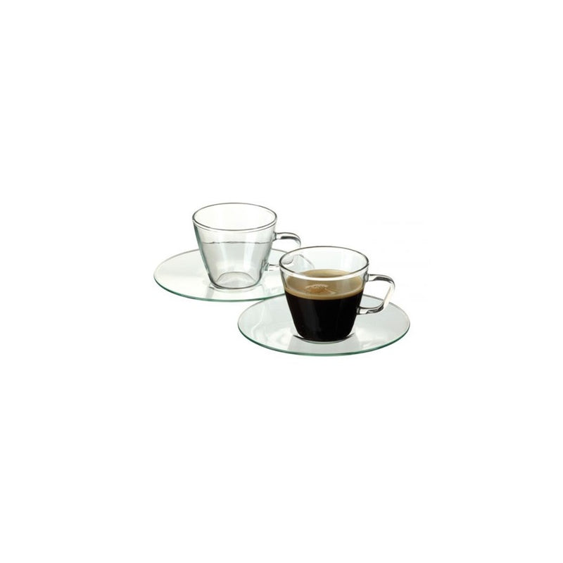 Simax - Presso Espresso Cup With Saucer (Set of 4) - Limolin 