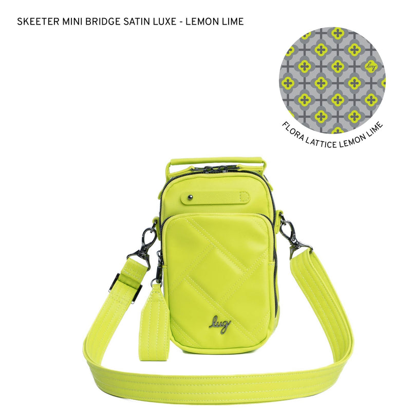 LUG - Skeeter Mini Bridge Satin Luxe VL Convertible Crossbody Bag