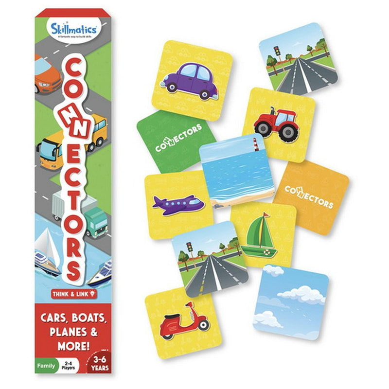 Skillmatics - Connectors - Cars, Boats, Planes & More - Limolin 