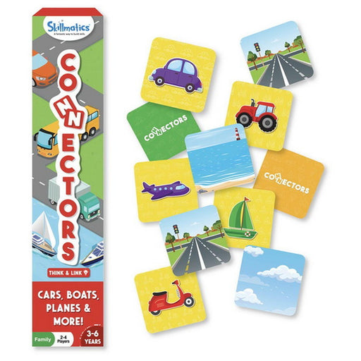 Skillmatics - Connectors - Cars, Boats, Planes & More - Limolin 