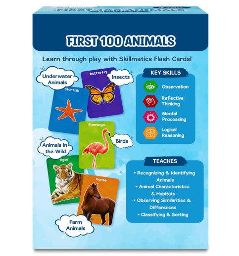 Skillmatics - First 100 Animals Flash Cards - Limolin 