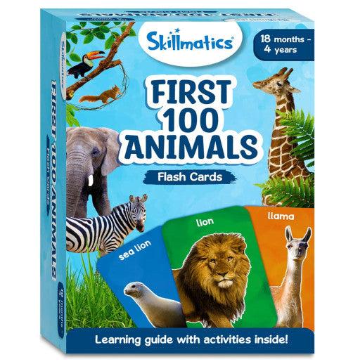 Skillmatics - First 100 Animals Flash Cards - Limolin 