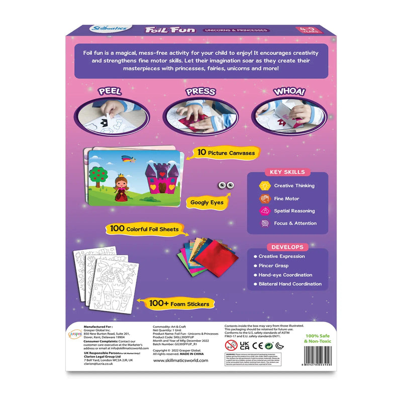 Skillmatics - Foil Fun Unicorns & Princesses - Bilingual - Limolin 