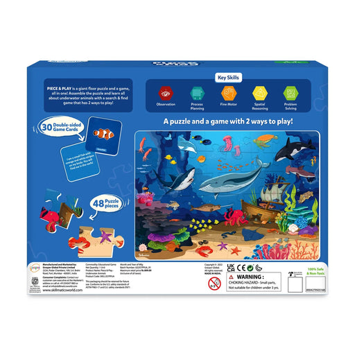 Skillmatics - Piece & Play- Underwater Animals - English - Limolin 