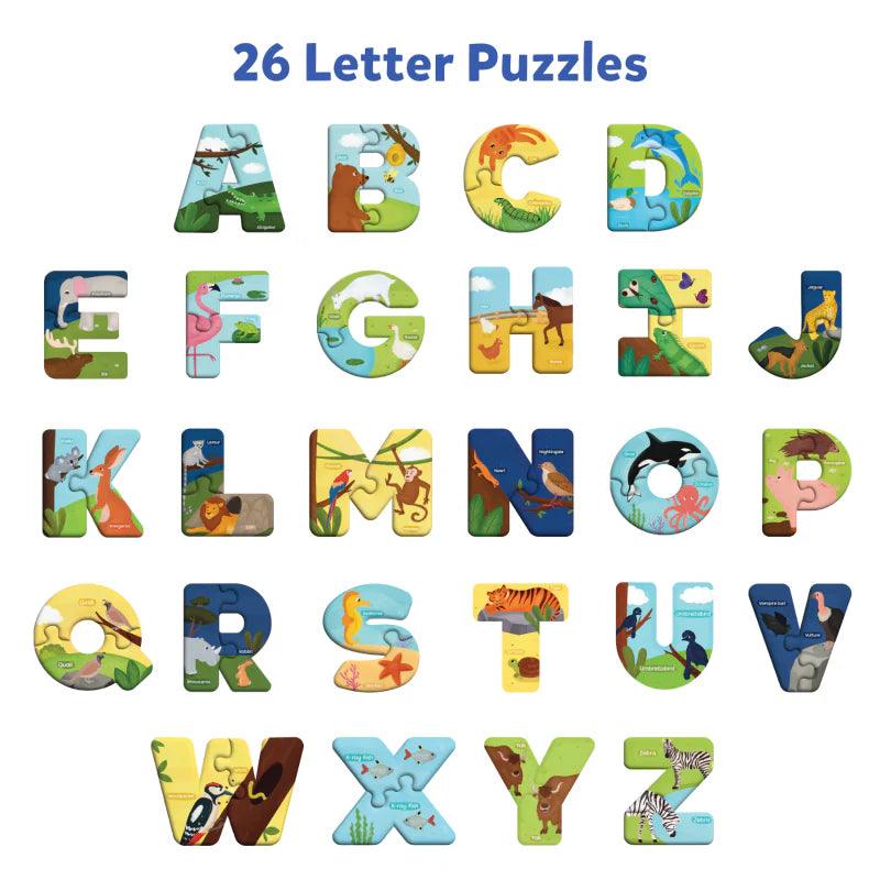 Skillmatics - The Animal Alphabet Puzzle - Limolin 