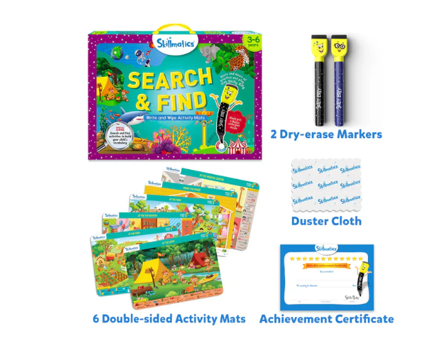 Skillmatics - Write & Wipe Search & Find - Limolin 