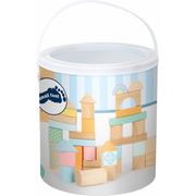 Small Foot - 50Pc Building Blocks - Pastel - Playset - Limolin 