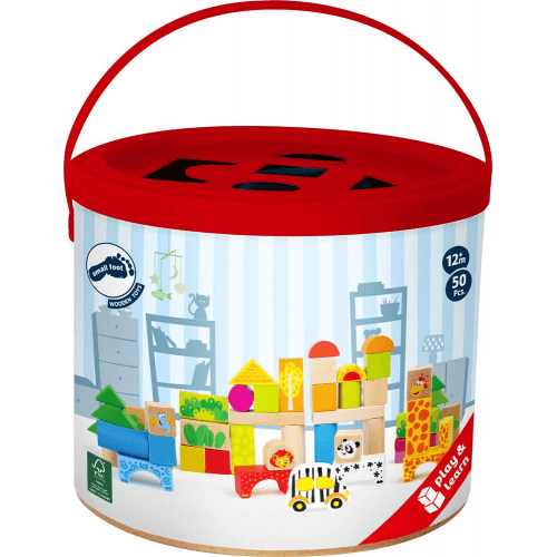 Small Foot - Buiding Blocks Zoo Theme - Limolin 