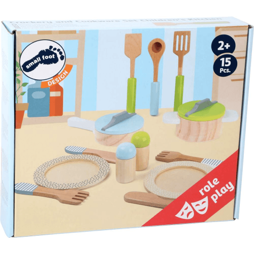 Small Foot - Crockery & Cookware Playset - Limolin 