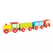 Small Foot - WOODEN TOY TRAIN - MY ZOO - Limolin 