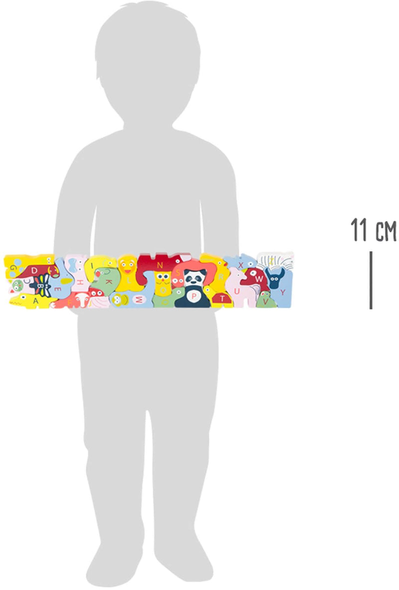 Small Foot - Wooden Animal Abc Educational Puzzle - Limolin 