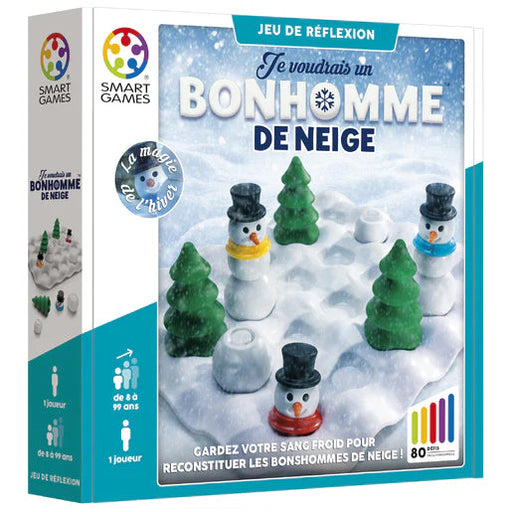Smart Games - JE VOUDRAIS UN BONHOMME DE NEIGE - Limolin 