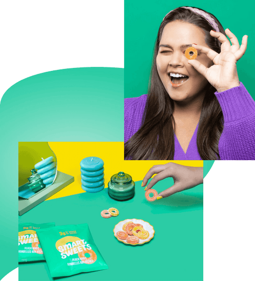 Smart Sweets - SmartSweets Peach Rings 50g - Limolin 