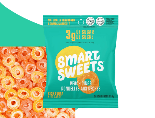 Smart Sweets - SmartSweets Peach Rings 50g - Limolin 