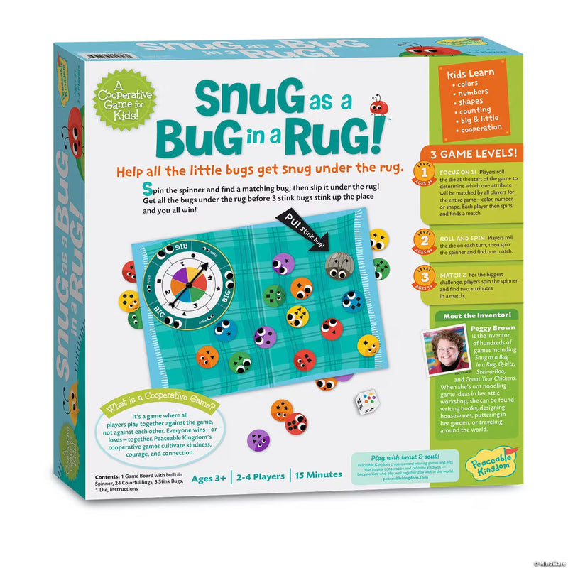 PEACEABLE KINGDOM - SNUG AS A BUG IN A RUG
