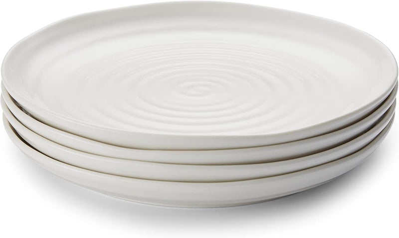 Sophie Conran - White - Coupe Buffet Plate (Set of 4) | 8.5 in - Limolin 