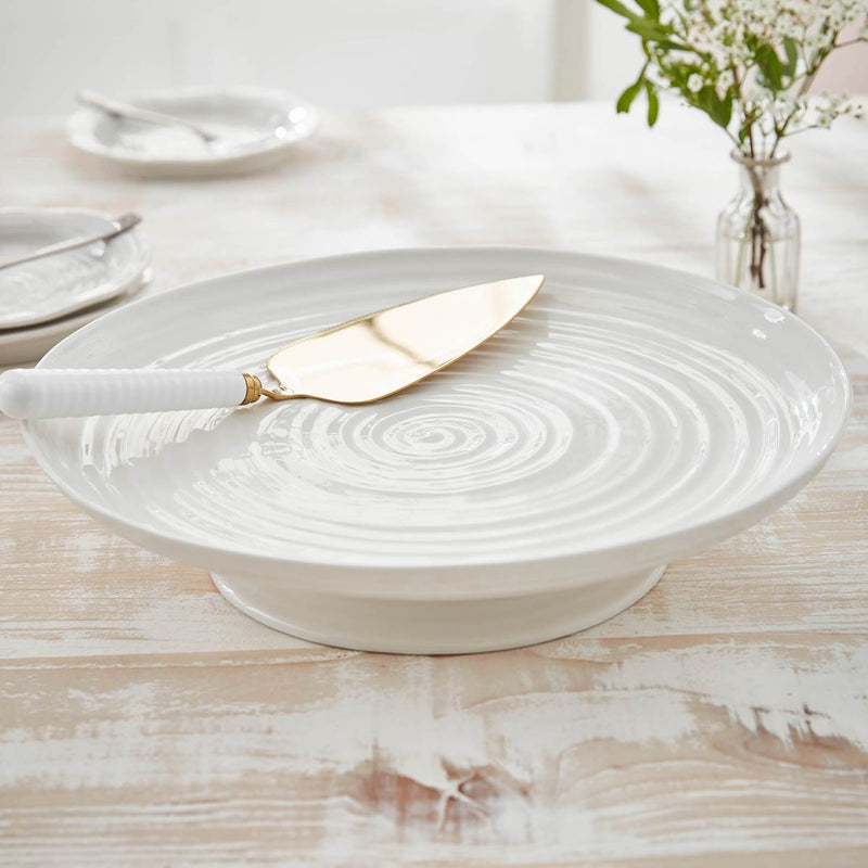 Sophie Conran - White - Footed Cake Stand | 12.75 in - Limolin 