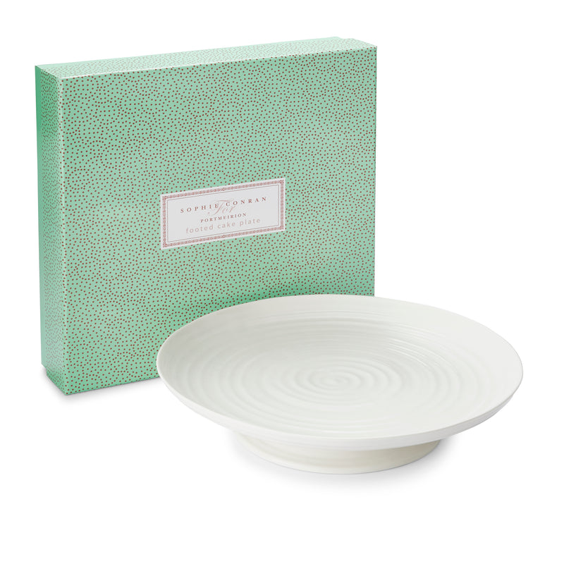 Sophie Conran - White - Footed Cake Stand | 12.75 in - Limolin 