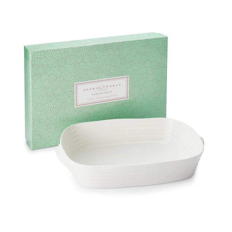 Sophie Conran - White - Large Handled Roasting Dish | 14 x 11 ines - Limolin 