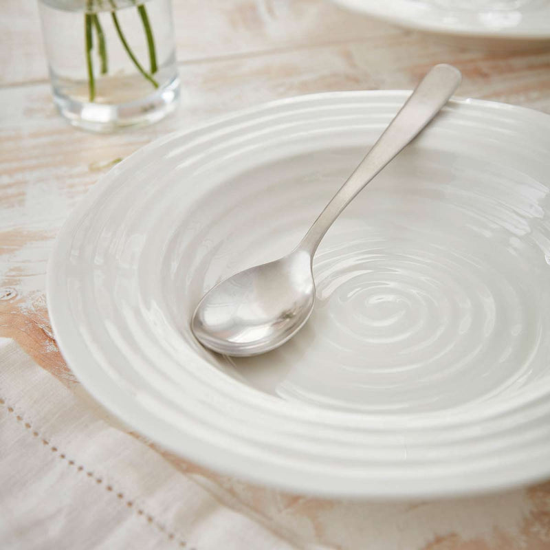 Sophie Conran - White - Rimmed Soup Plate | 9.75 in - Limolin 