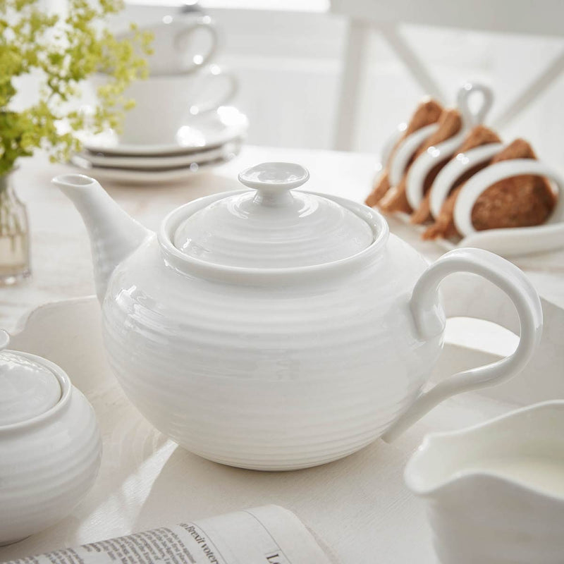 Sophie Conran - White - Teapot | 2 Pint - Limolin 
