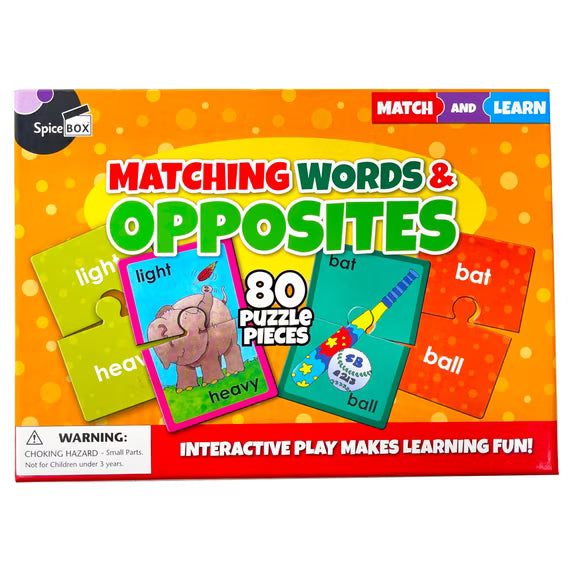 SpiceBox - MATCH & LEARN - MATCHING WORDS & OPPOSITES