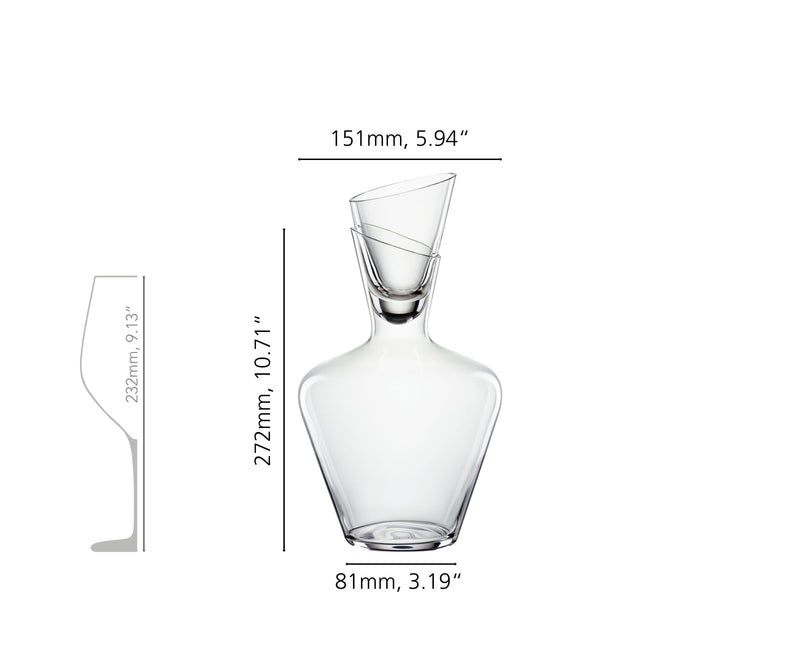 Spiegelau - DEFINITION - Wine Carafe With Stopper | 34 oz - Limolin 