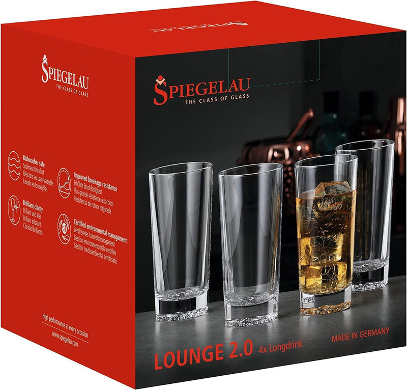 Spiegelau - Lounge 2.0 Longdrink (Set of 4) - Limolin 